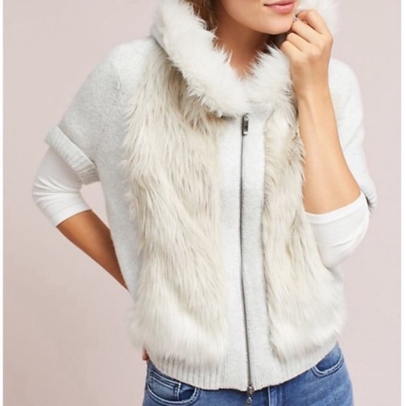 Sleeping On Snow Alpaca Wool Fur Hooded Sweater - Picture 9 of 10